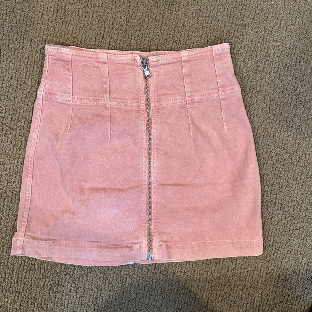 Free People Mini skirt with zipper